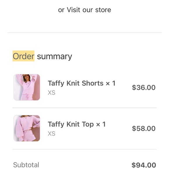 Sabo Skirt Taffy Knit Set (shorts + sweater) - Picture 7 of 7